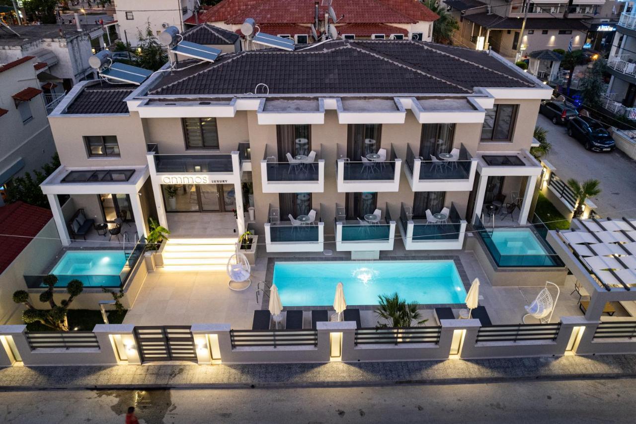 Ammos Luxury Apartments เนอาวรัสนา ภายนอก รูปภาพ