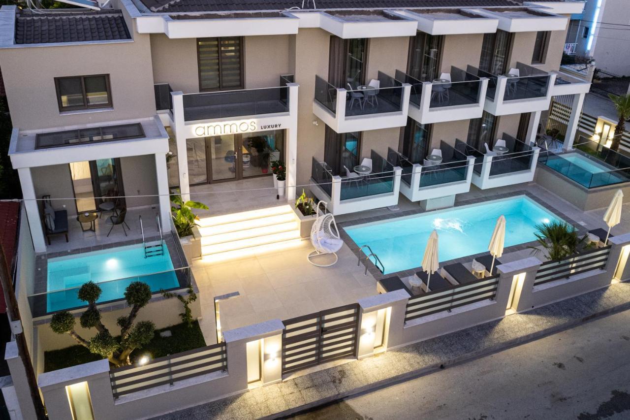 Ammos Luxury Apartments เนอาวรัสนา ภายนอก รูปภาพ