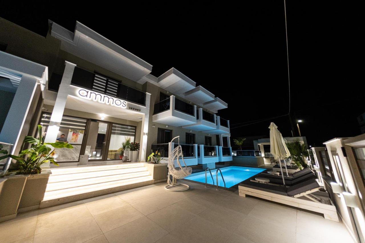 Ammos Luxury Apartments เนอาวรัสนา ภายนอก รูปภาพ